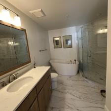 Complete master bathroom remodeling